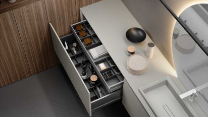 Mobili da Bagno con Maniglia a Gola